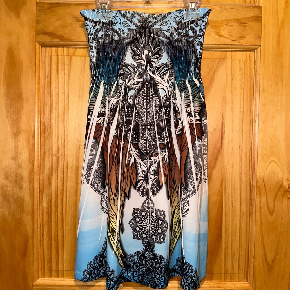 Silky Strapless Sundress